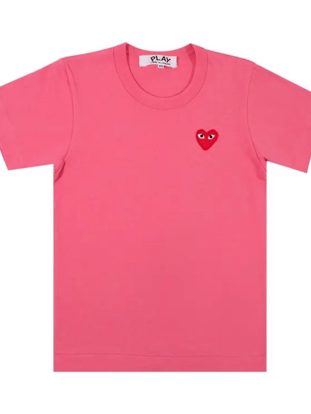 Comme des garçons play pink tshirt